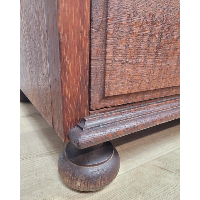 Edwardian Chest of Drawers in Oak, 1910s For Sale - Image 9 of 18