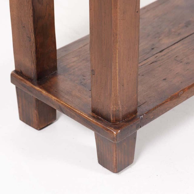 Rustic Antique Country French Oak And Pine Console Table With Drawers Chairish