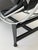 1970s Modernist Chaise Longue in Black Leather and Chrome Metal, 1970s For Sale - Image 5 of 6