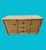 Wood Vintage Italian Rattan and Wicker Sideboard, Credenza, Buffet, Console For Sale - Image 7 of 8