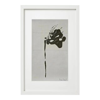 # One-of-a-Kind Dark Green Botanical Organic Modern Original Oil Painting / Herbarium / Floral / Earth Tones For Sale