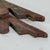 Vintage Pair of Salvaged Western Native Design Wood Elements With Remnant Paint For Sale - Image 15 of 15