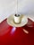 1970s Large Scandiavian Burgundy Pendant Lamp from Lyfa, Denmark, 1970s For Sale - Image 5 of 11
