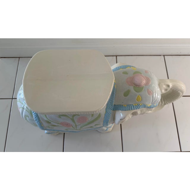 Elephant Garden Stool Side Table For Sale - Image 10 of 12