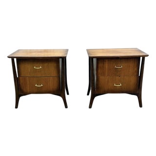 Mid 19th Century Pair of Unagusta Nightstands in the Style of Hein For Sale