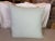Nomi Textiles Linen Pillows, Hand-Stenciled Organic Modern Design For Sale - Image 4 of 4