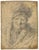 Hollywood Regency Thomas Worlidge, Head of a Man in a Fur Cap, 1759, Graphite For Sale - Image 3 of 9