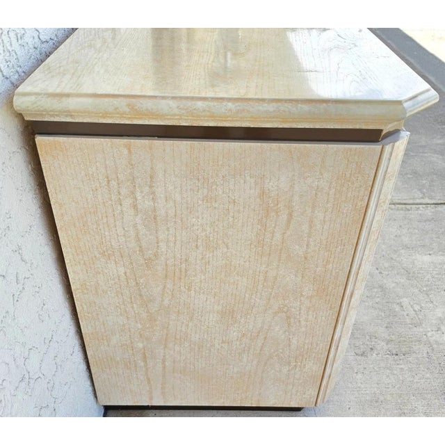 Henredon Charisma Nightstands Side Tables Picklewood Pair For Sale - Image 9 of 17