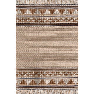 Esme Ivory Hand Woven Area Rug 6' X 9' For Sale