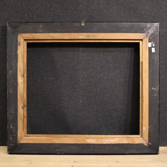 Black Italian Gilt Wood Frame, 1950 For Sale - Image 8 of 14