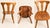 Rustic Bistro Chairs in Honey Beech, 1950s, Set of 9 For Sale - Image 4 of 10