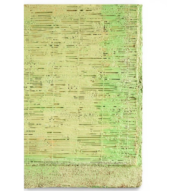 Chartreuse Sabine Stromeyer | New York Spring (2003) Painting on Board For Sale - Image 8 of 18