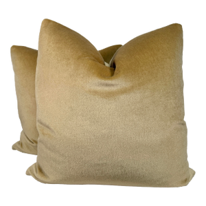 Brunschwig & Fils "Autun Mohair" in Lichen 22" PIllows-A Pair