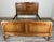 Vintage French Louis XVI Style Double Carved Bed in Oak For Sale - Image 11 of 11
