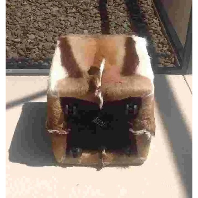 Late 20th Century C. 1980 Springbok Ottoman For Sale - Image 5 of 7