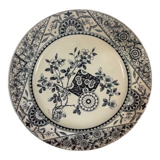 19th Century English Transferware Plate For Sale