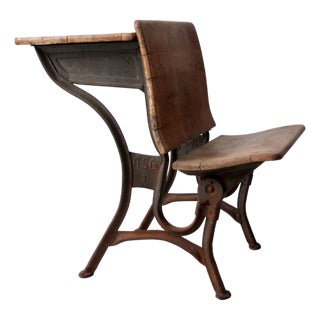 Antique American Seating Co School Desk For Sale