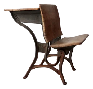 Antique American Seating Co School Desk