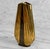 1980s Vintage Art Deco Brass & Black Lacquer Vase For Sale - Image 5 of 9
