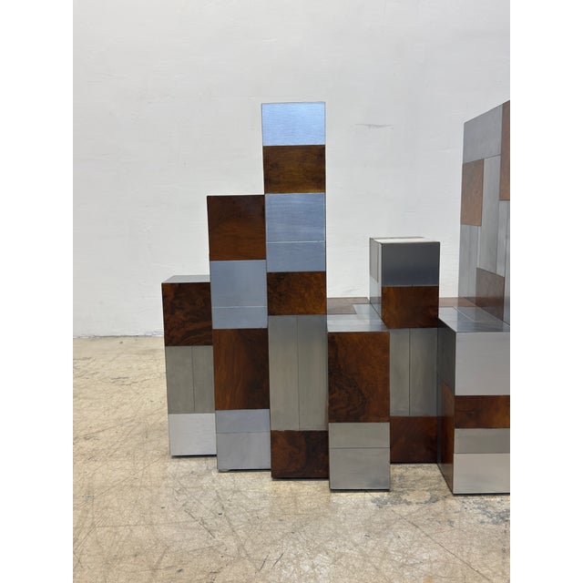 Original Paul Evans Cityscape Dining Table or Console Table Base, 1970s For Sale - Image 9 of 18