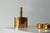 Gold-Plated Brass Set by Pierre Forssell for Skultuna, Sweden, 1970s, Set of 7 For Sale - Image 4 of 6