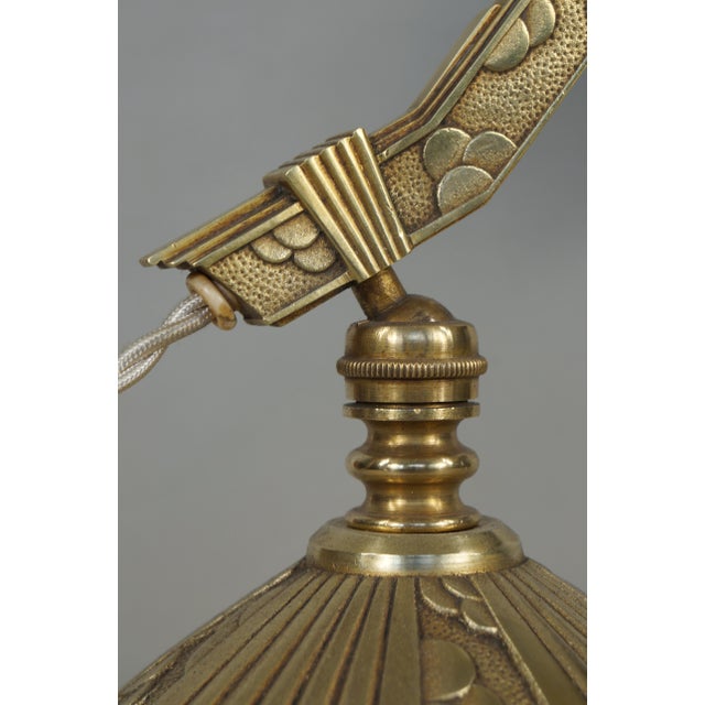 French Art Deco Piano Lamp by Monix 1930 France For Sale - Image 11 of 16