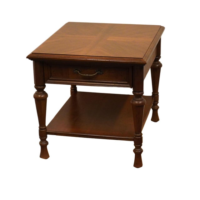 DREXEL FURNITURE Estorada Collection Contemporary Spanish Mediterranean 22" Accent End Table 487-316-3 22" High 22.5" Wide...