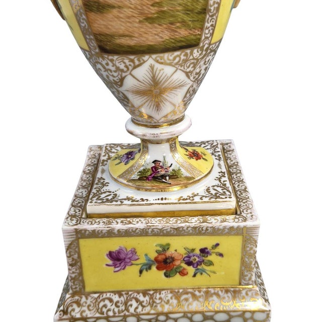 Architectural Porcelain Urns by Helena Wolfsohn for Dresden, 1880s, Set of 2 For Sale - Image 10 of 14