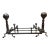 Fireplace Fender and Andirons, Set For Sale