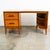 Classic and rare solid maple Mid Century Modern Heywood Wakefield desk with 2 drawers and a few shelves, Amazing design,...