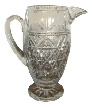Cut Glass Water Jug, 1900s