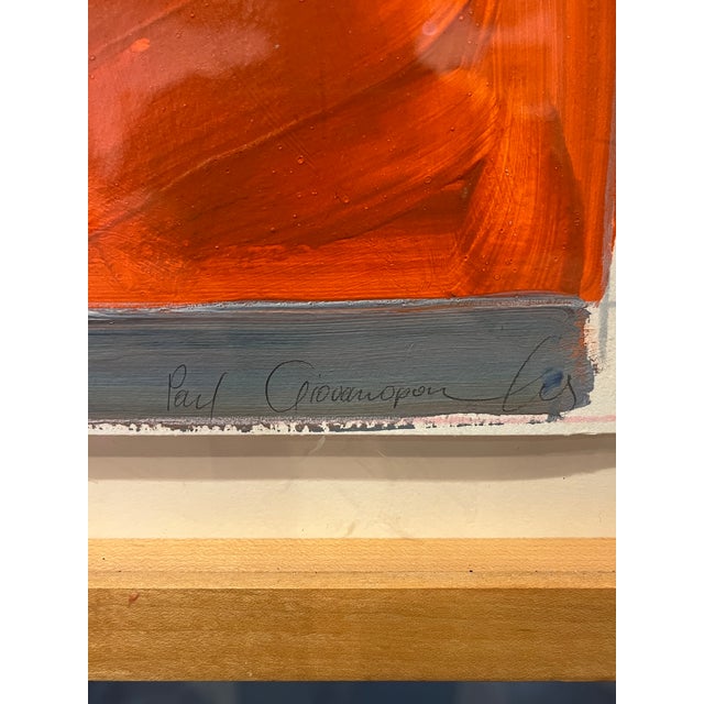 1980s 1982 Acrylic on Paper "Top Hat No. 36" For Sale - Image 5 of 6