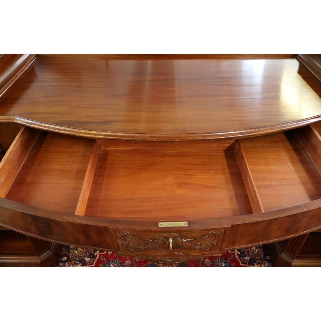 Late 19th Century English Mahogany Regency Style Server Buffet Sideboard For Sale - Image 11 of 16