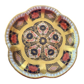 Circa 1981 Royal Crown Derby Old Imari Trinket Dish For Sale