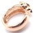 Cartier Panther Panthere Rose Gold Lacquer Tsavorite Ring Cert, Size 6.25 For Sale In Philadelphia - Image 6 of 10