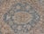 Afghanistan Tabriz Rug With Soft Tan Field and Pale Blue Medallion For Sale - Image 9 of 11