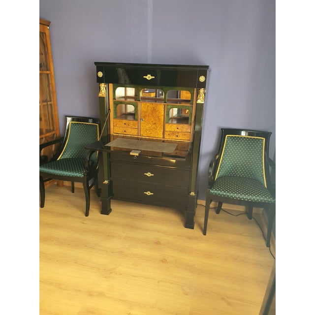 Wood Empire Secretary, Austria, 1820 For Sale - Image 7 of 12