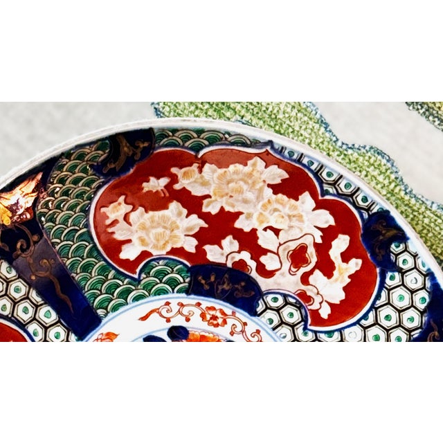 Vintage Japanese Imari Charger Plate — 12.5” — Hand‑Painted For Sale In New York - Image 6 of 10