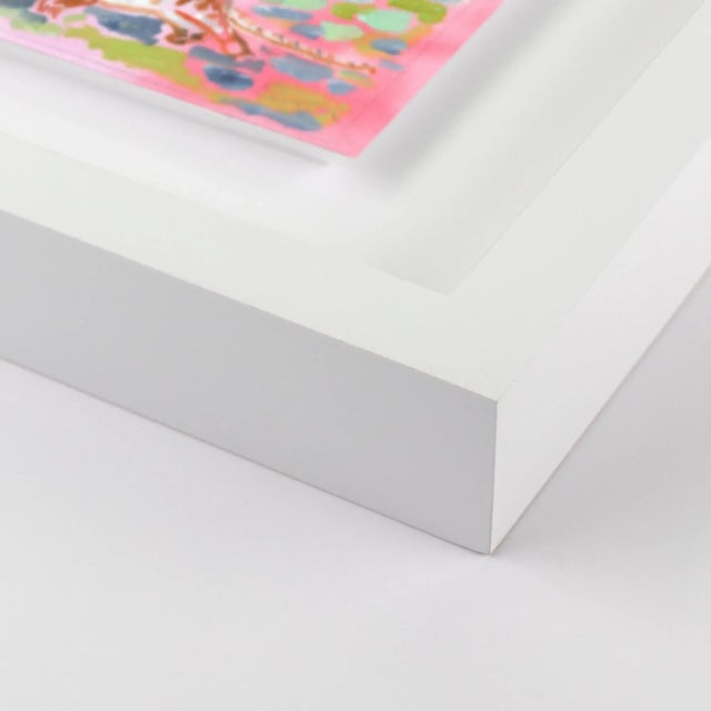 DESCRIPTION: Circe with Tiny Tigers by Anne-Louise Ewen in White Frame, Medium Art Print SPECIFICATIONS: Type: Giclée Art...