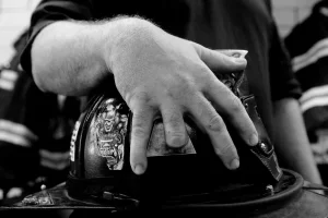 2020 “Hands – Fire Fighter” Photo Print on Kodak Glossy Paper by Maria Grazia Facciolà Photography