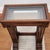 Vintage Brandt Furniture, Four Glass Top Nesting Tables (A Quartetto), Antique Mahogany Finish For Sale - Image 14 of 16