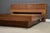 1960s Walnut King Platform Bed by Barzilay For Sale - Image 5 of 12