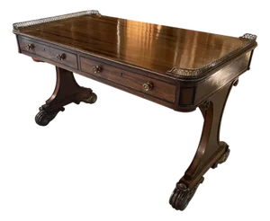 Very Fine 19th Century English Regency Writing Table