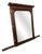 Antique French Walnut Wall Mirror For Sale