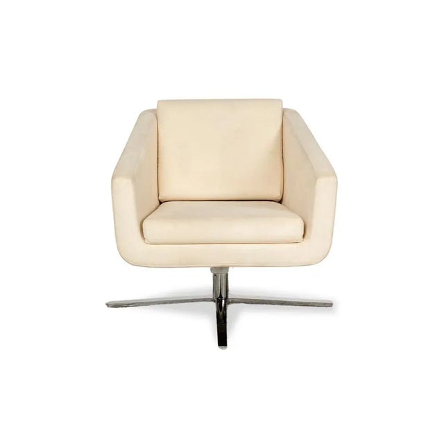 Pavlo Armchair in Cream Upholstery from FSM For Sale - Image 10 of 11