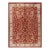 1920s Red Rust Birds Shou Symbols Modern Room Size Antique Chinese Art Deco Rug For Sale