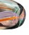 Glass Tall Multi Colored Cane Murano-Style Art Glass Vase, Hand Blown in Nyc For Sale - Image 7 of 12