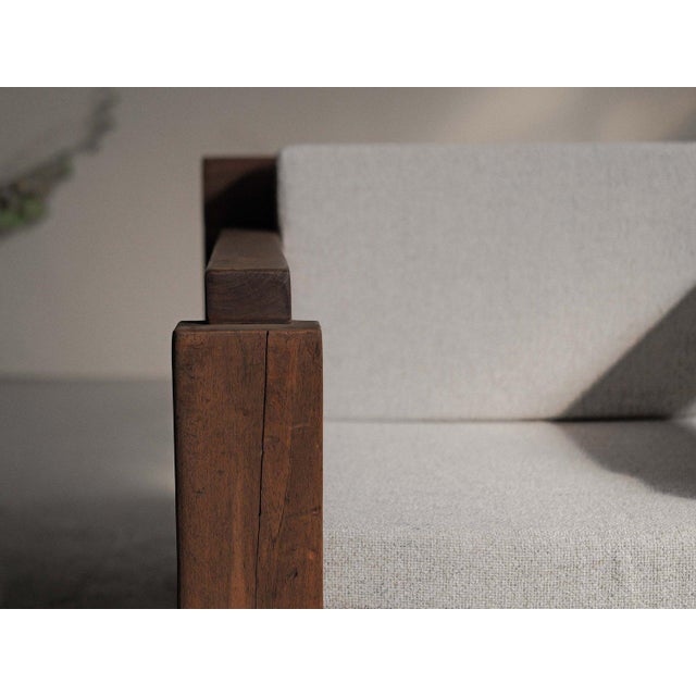 Wood Vintage Wood Armchair, France, 1980s For Sale - Image 7 of 18