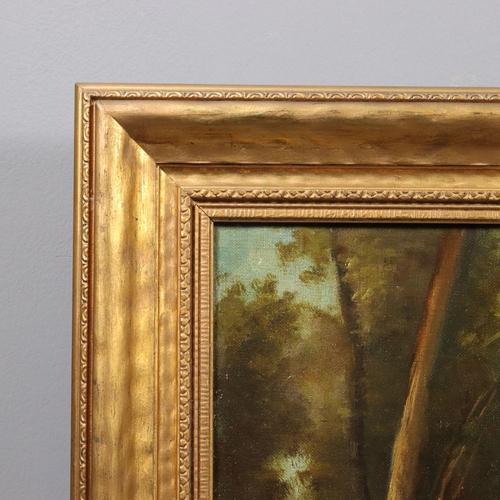 Rest on the Meadow, Oil on Canvas, 20th Century For Sale - Image 11 of 14