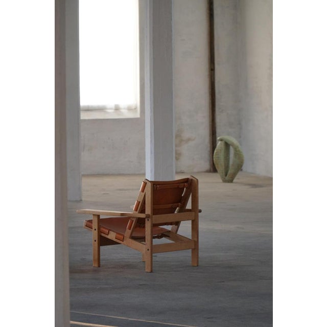 Danish Modern Hunting Chairs in Oak and Leather attributed to Kurt Østervig, 1960s, Set of 2 For Sale - Image 15 of 16